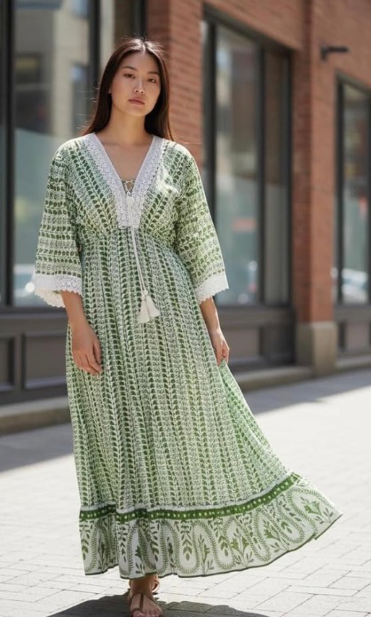 Vestido Jardín Sagrado